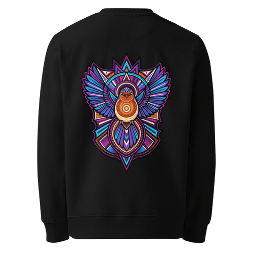 Winged Emblem Heavyweight Sweatshirt - Abstract Robin