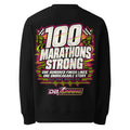 100 Marathons Strong - Heavyweight Sweatshirt - DB Running
