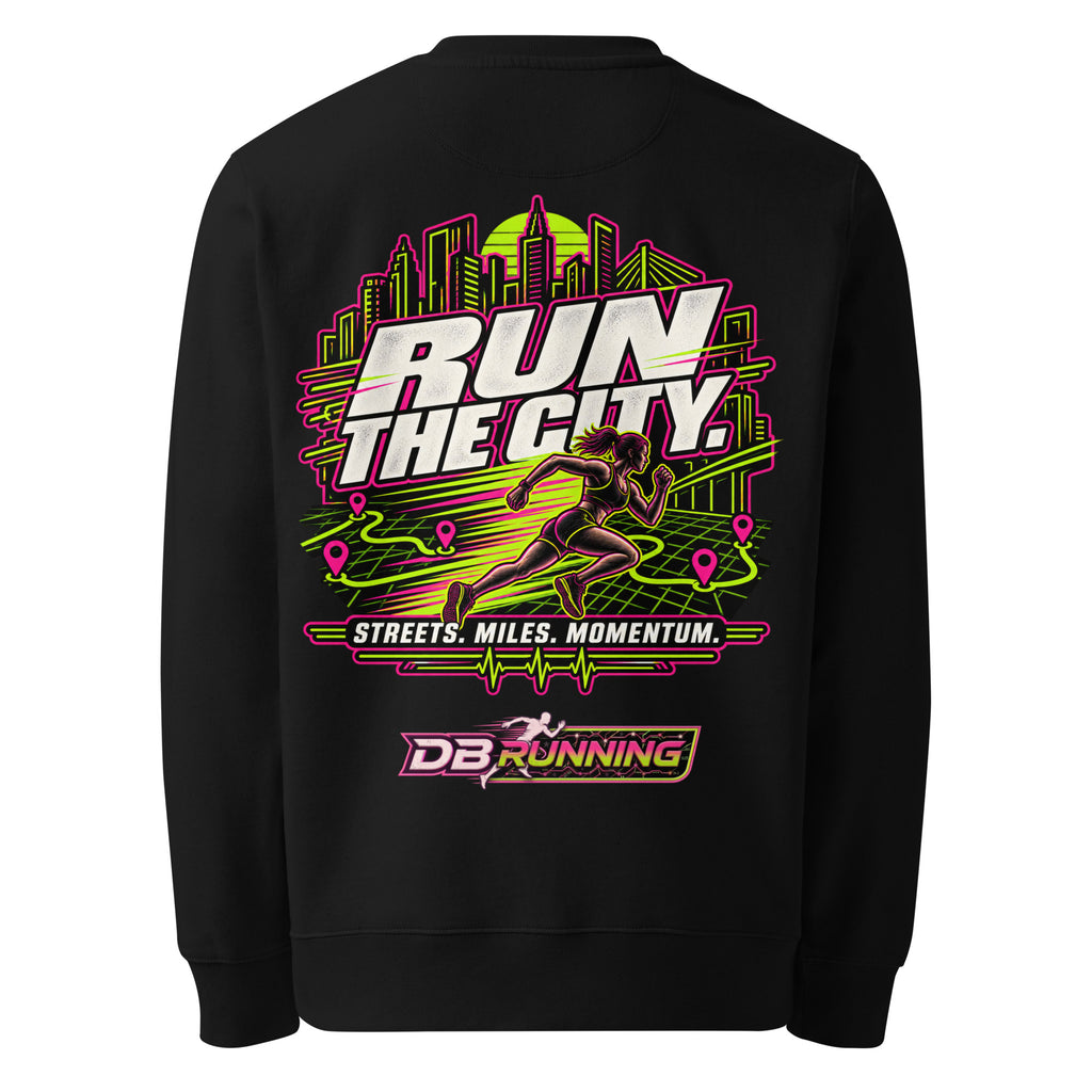 Run the City Female - Heavyweight Sweatshirt - DB Running