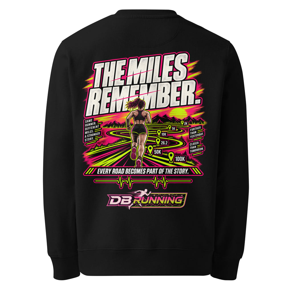The Miles Remember Female - Heavyweight Sweatshirt - DB Running