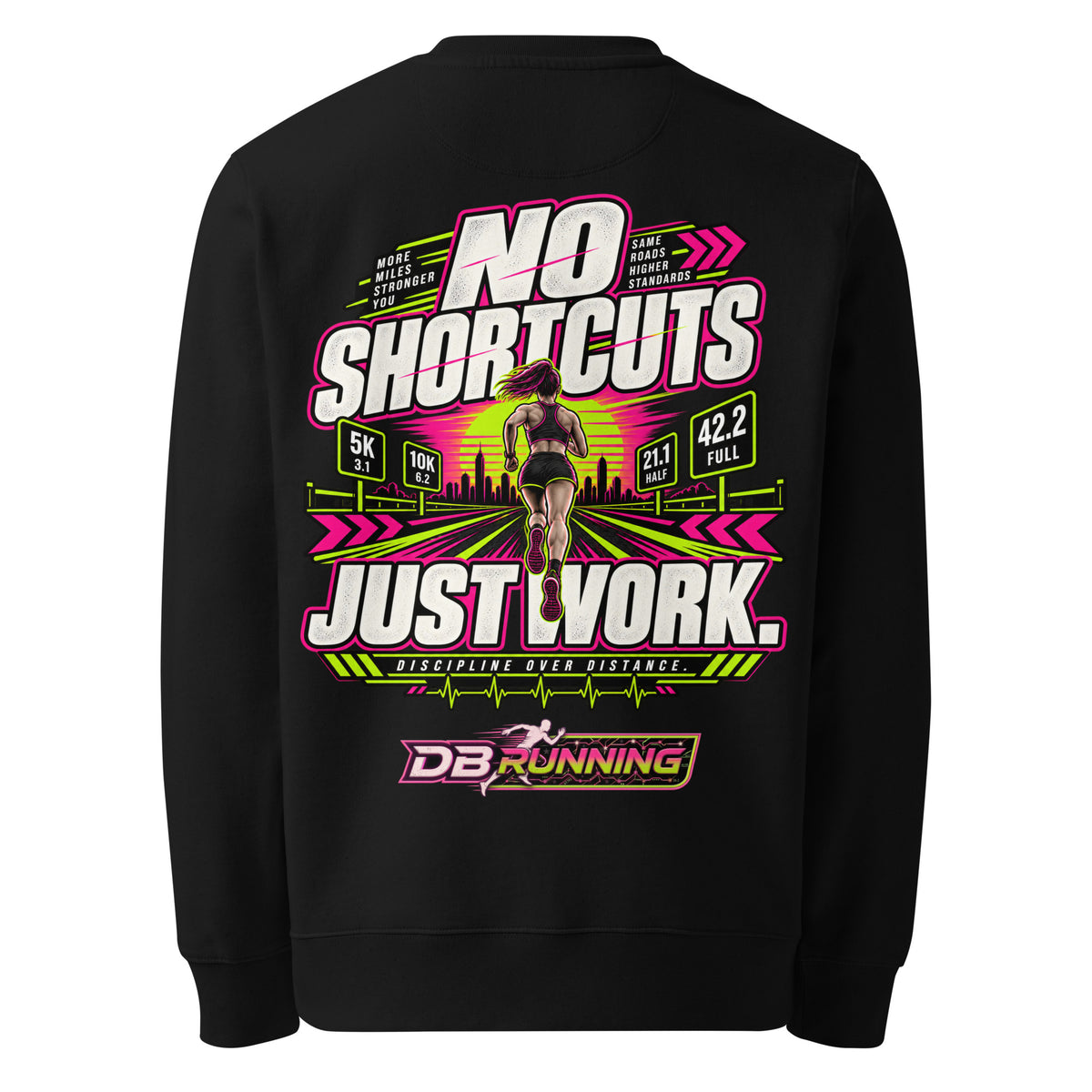 No Shortcuts Female - Heavyweight Sweatshirt - DB Running