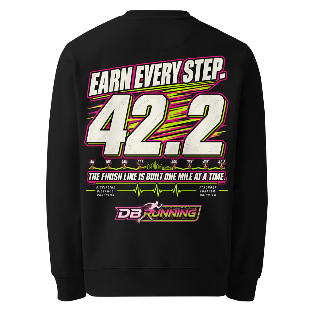 Earn Every Step 42.2 - Heavyweight Sweatshirt - DB Running