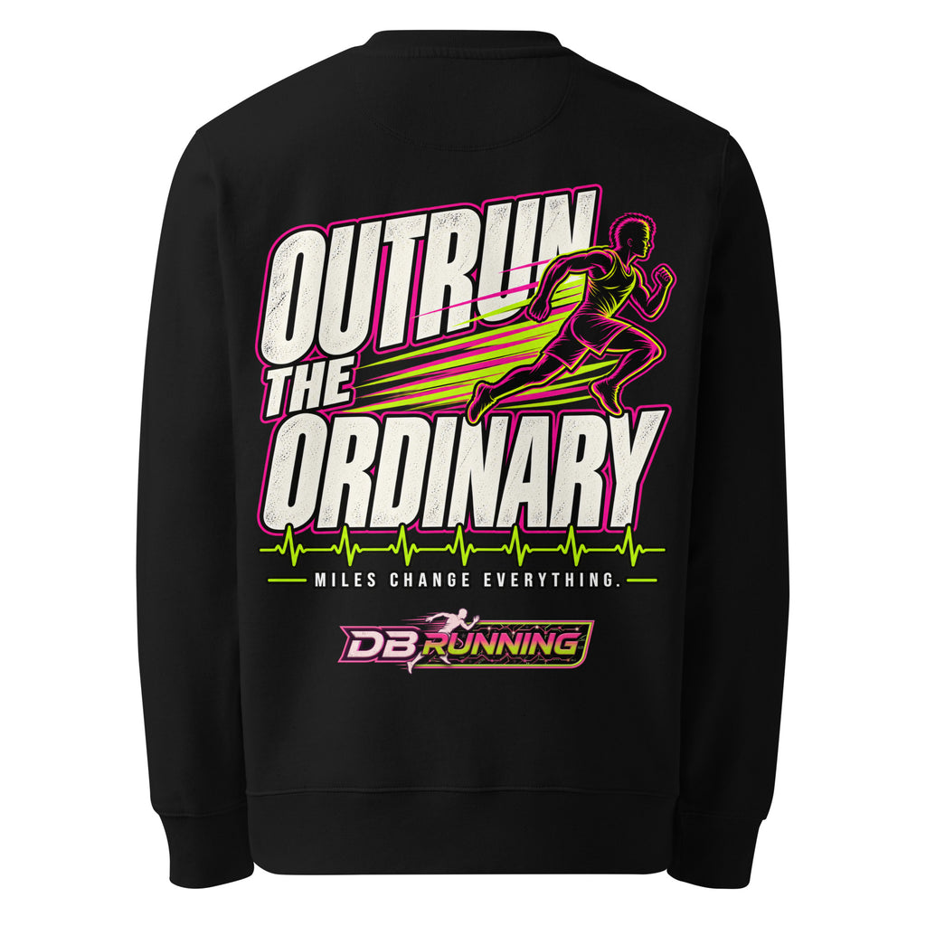 Outrun the Ordinary Male - Heavyweight Sweatshirt - DB Running