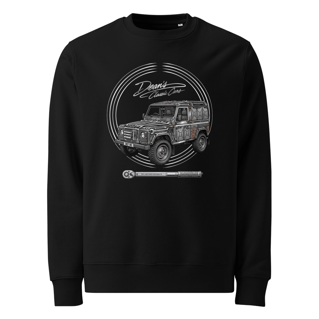 Defender Ninety Jerry Can Heavyweight Sweatshirt - Dean's Classic Cars