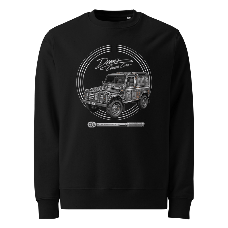 Defender Ninety Jerry Can Heavyweight Sweatshirt - Dean's Classic Cars