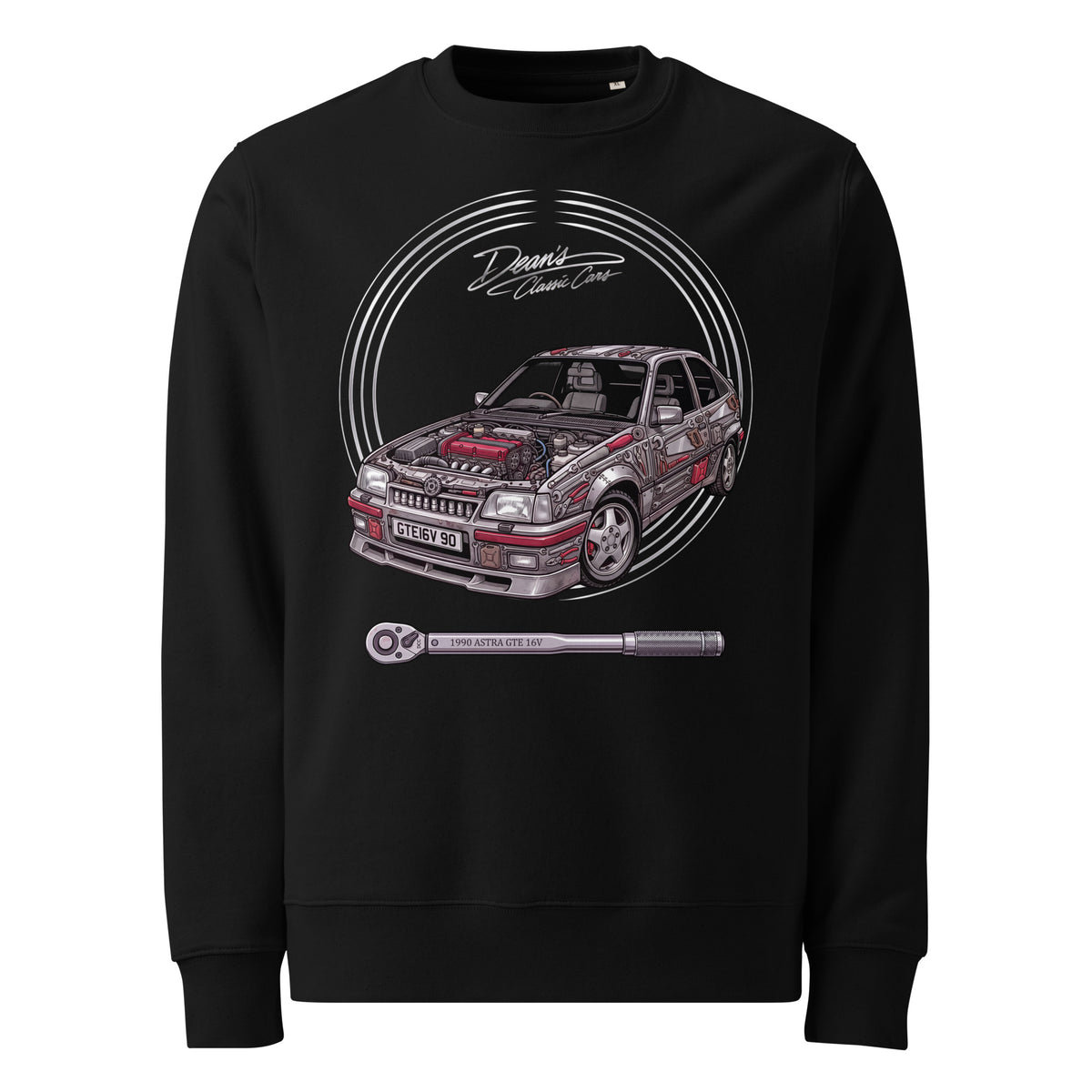 Astra Red Top Forged Heavyweight Sweatshirt - Dean's Classic Cars