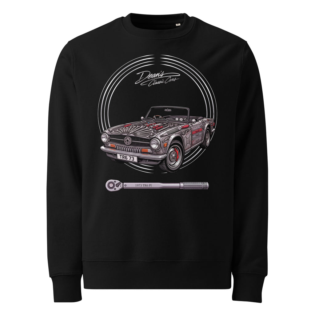 TR6 PI Spark Plug Heavyweight Sweatshirt - Dean's Classic Cars