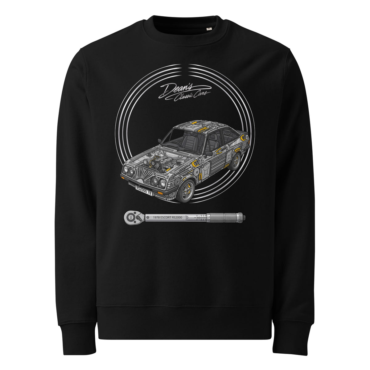 Escort RS2000 Spanner Snoot Heavyweight Sweatshirt - Dean's Classic Cars