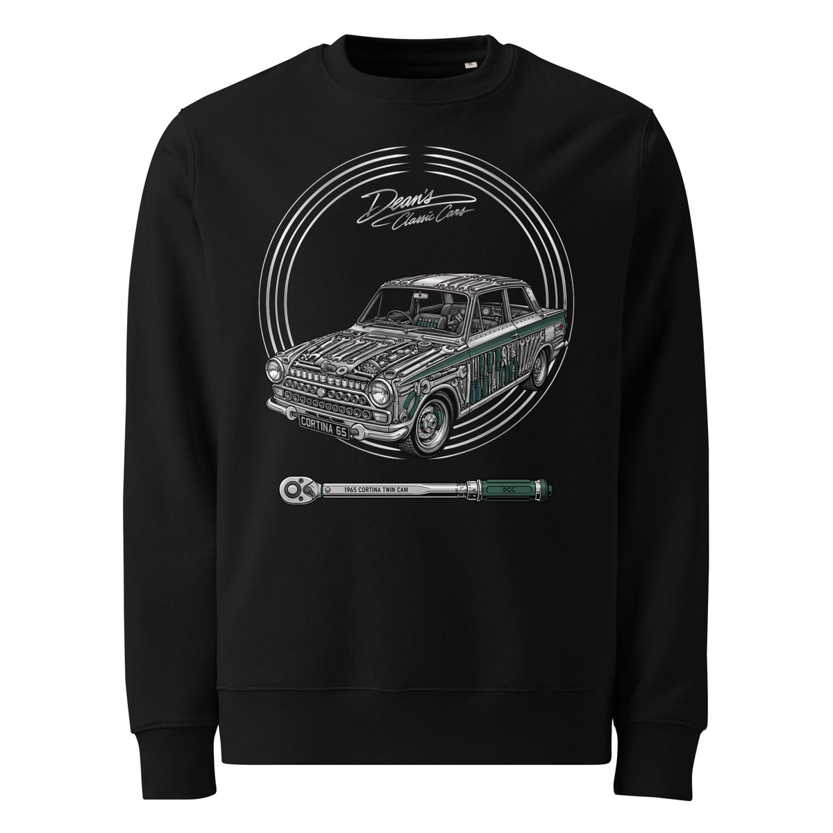 Cortina Twin Cam Forged Heavyweight Sweatshirt - Dean's Classic Cars