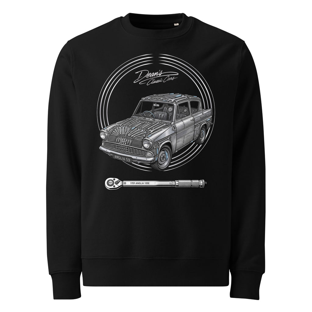 Anglia 105E Spanner Fan Heavyweight Sweatshirt - Dean's Classic Cars