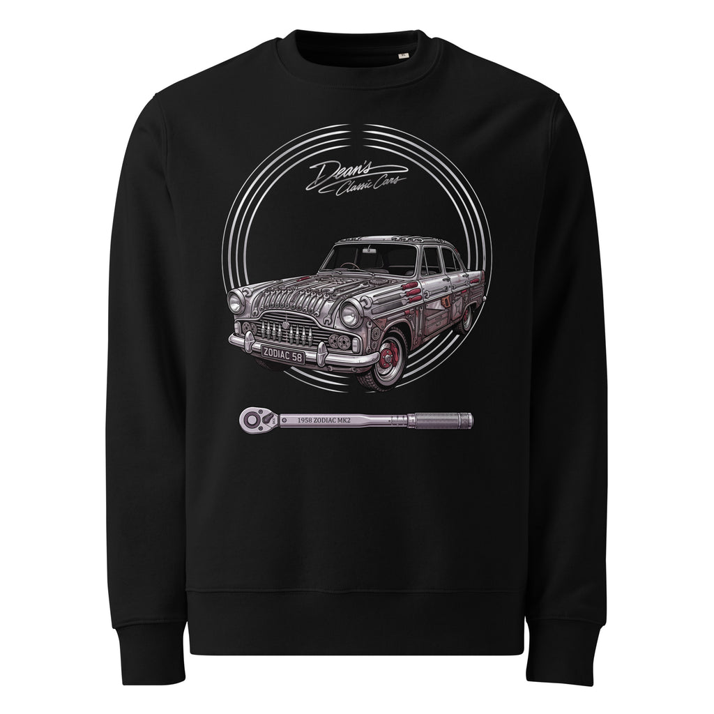 Zodiac Mk2 Plug Grille Heavyweight Sweatshirt - Dean's Classic Cars