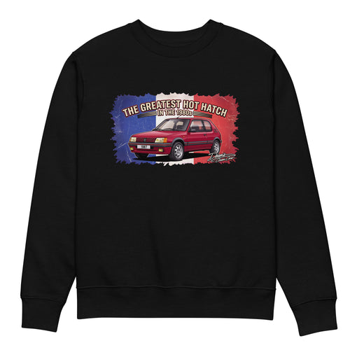 205 GTI Cherry Red Heavyweight Sweatshirt - Dean's Classic Cars