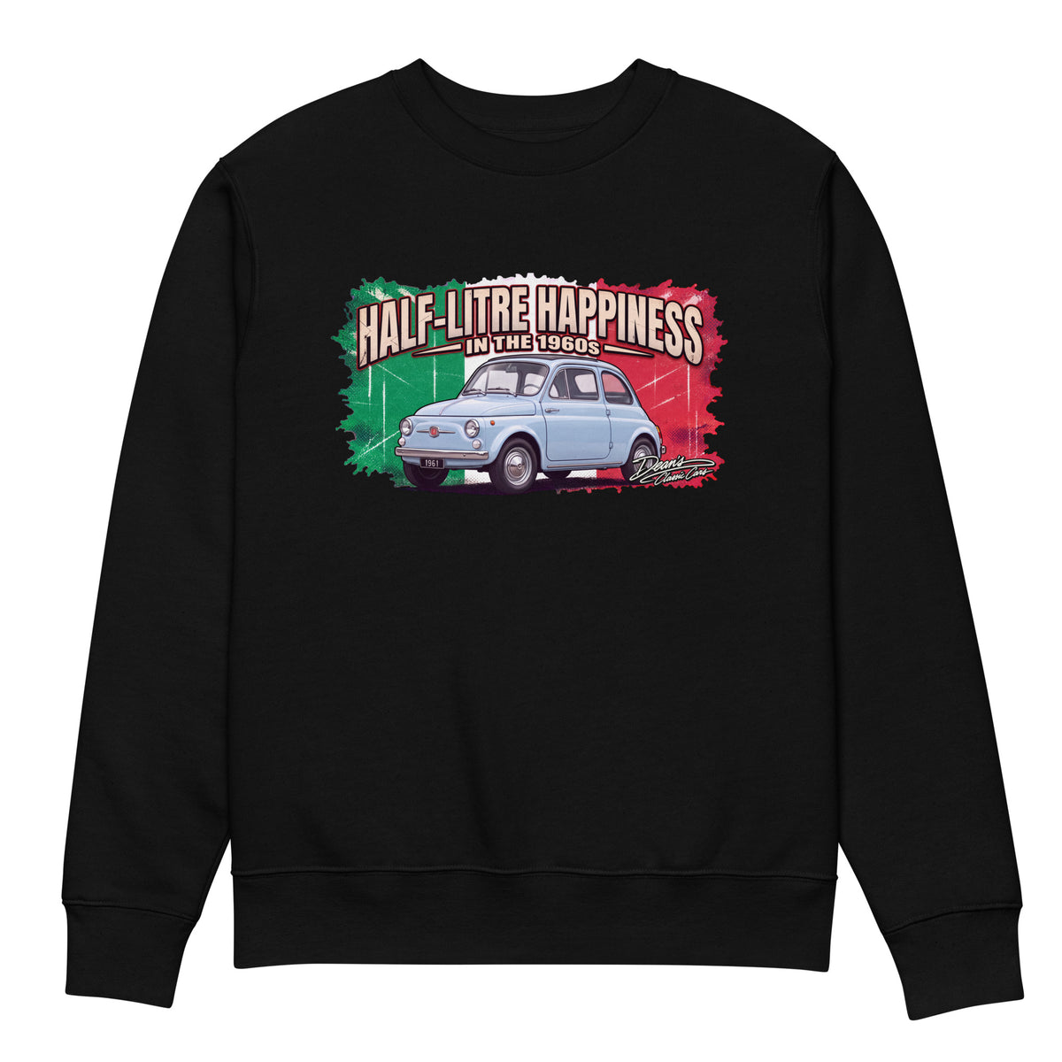 500 D Celestial Blue Heavyweight Sweatshirt - Dean's Classic Cars
