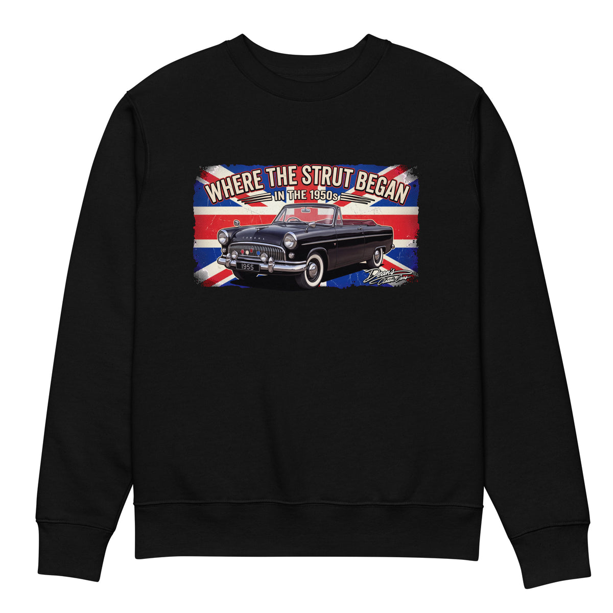 Consul Convertible Strut Pioneer Heavyweight Sweatshirt - Dean's Classic Cars