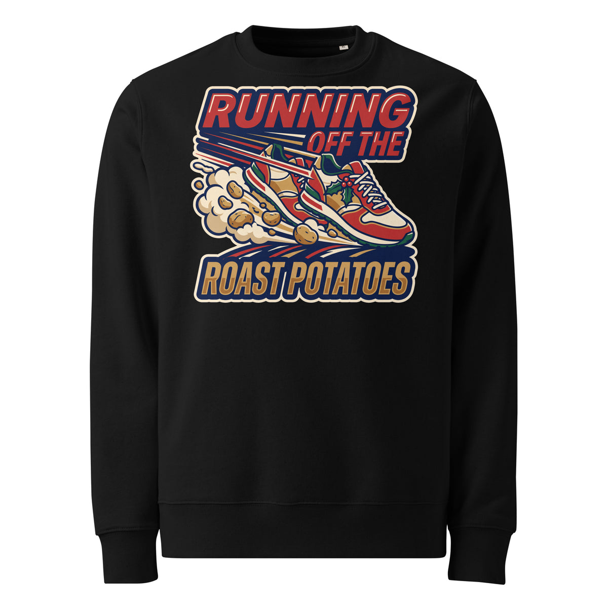 Running Off The Roast Potatoes Christmas Heavyweight Sweatshirt - Ricki Robin