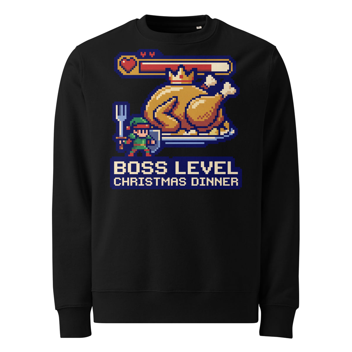 Boss Level: Christmas Dinner Heavyweight Sweatshirt - Ricki Robin