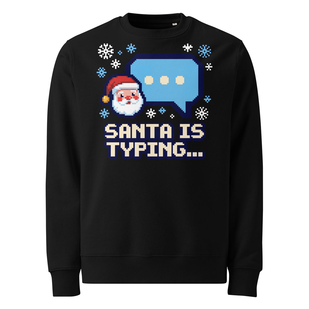 Santa Is Typing... Christmas Heavyweight Sweatshirt - Ricki Robin