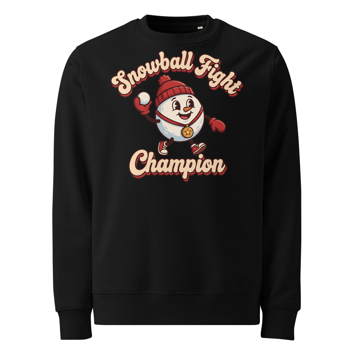 Snowball Fight Champion Christmas Heavyweight Sweatshirt - Ricki Robin