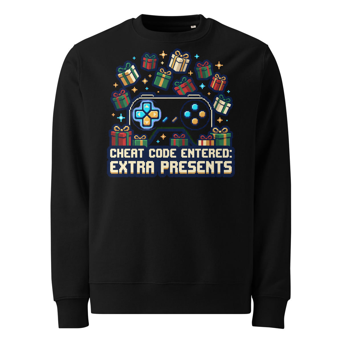 Cheat Code: Extra Presents Christmas Heavyweight Sweatshirt - Ricki Robin