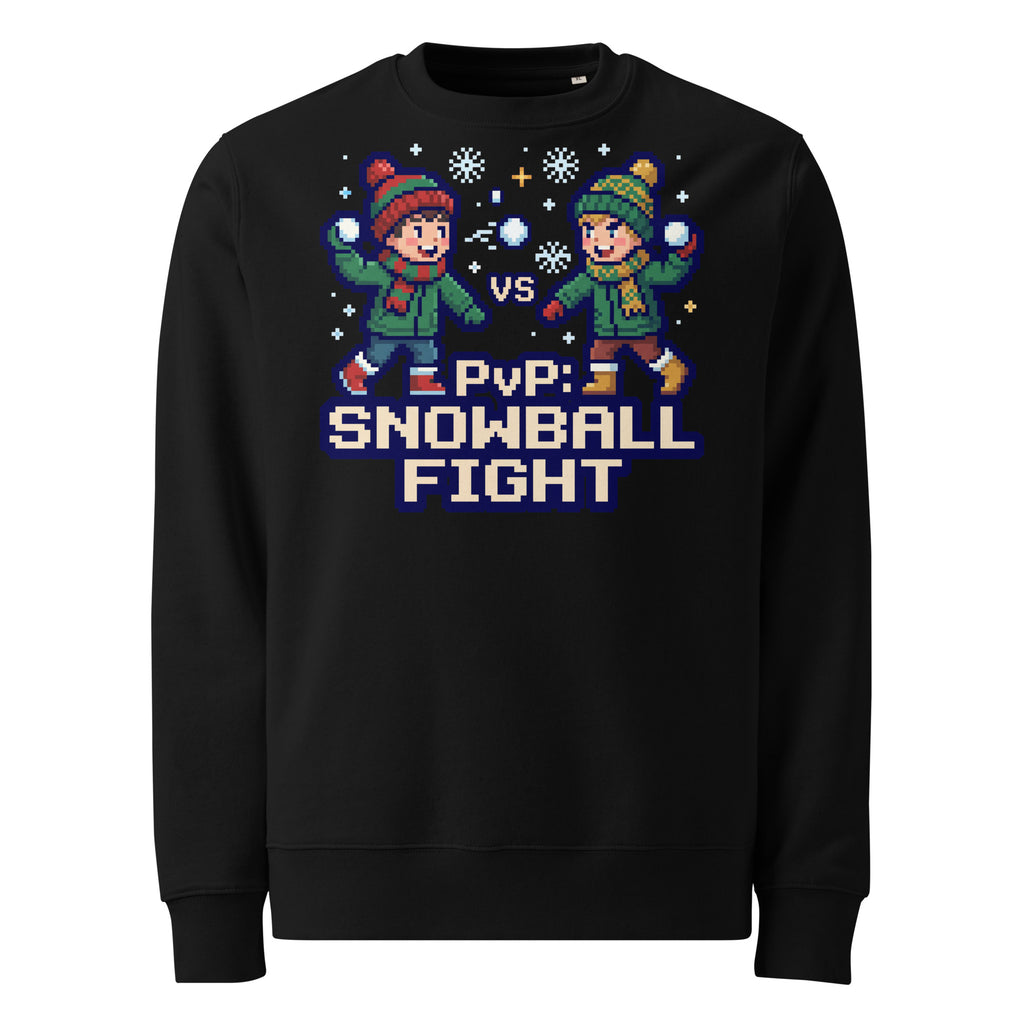 PvP: Snowball Fight Christmas Heavyweight Sweatshirt - Ricki Robin
