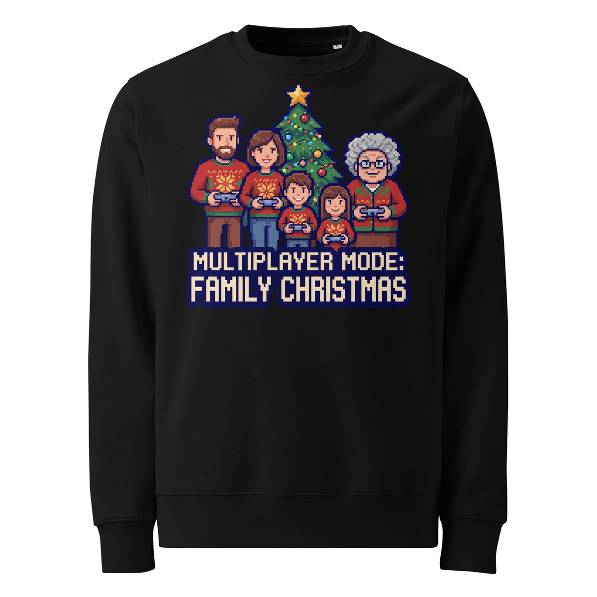 Multiplayer Mode: Family Christmas Heavyweight Sweatshirt - Ricki Robin