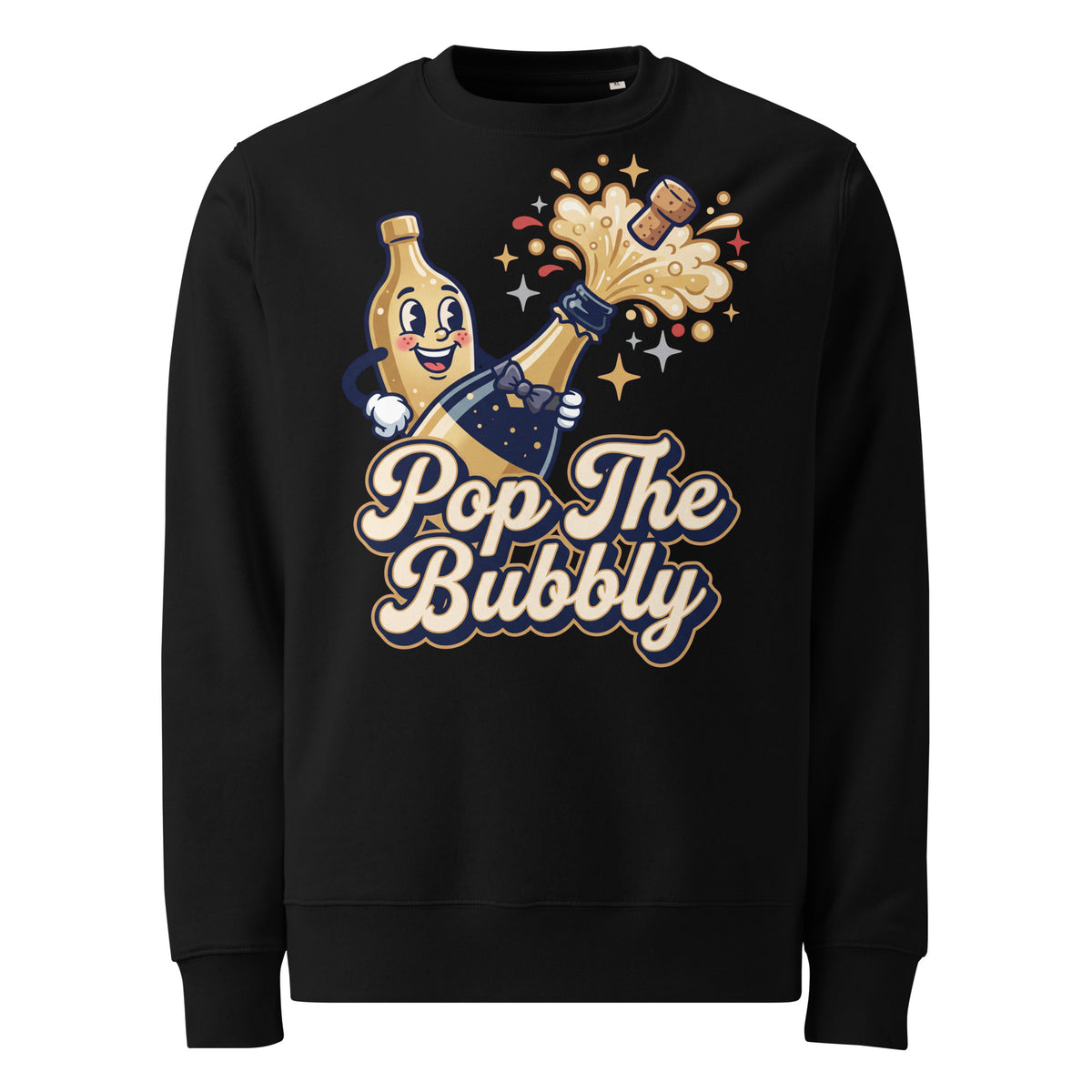 Pop The Bubbly New Year Heavyweight Sweatshirt - Ricki Robin