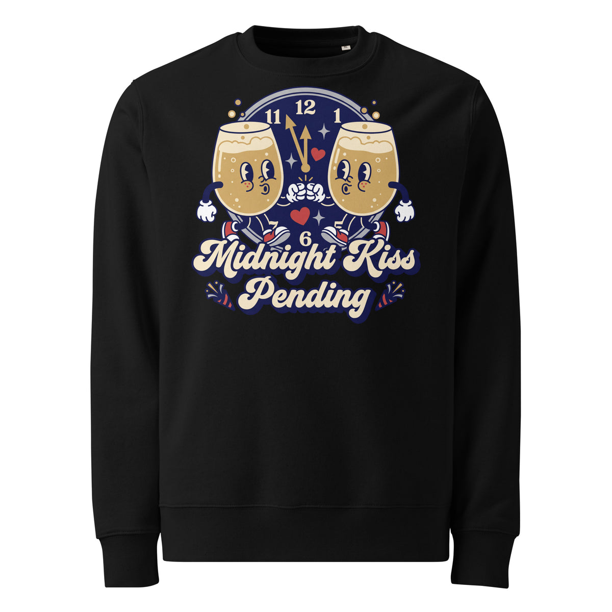 Midnight Kiss Pending New Year Heavyweight Sweatshirt - Ricki Robin