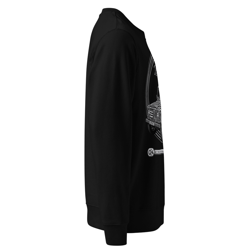 Defender Ninety Jerry Can Heavyweight Sweatshirt - Dean's Classic Cars
