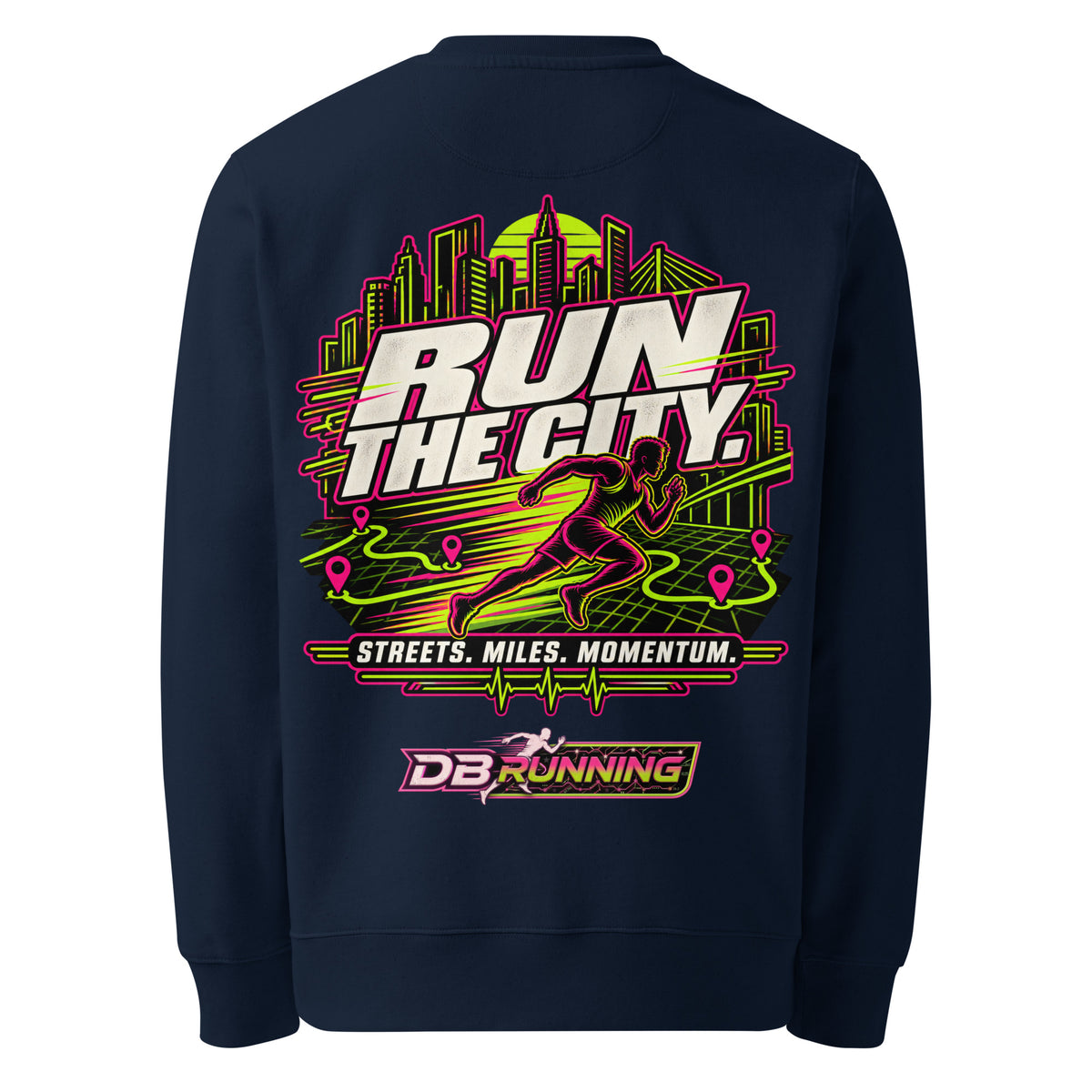 Run the City Male - Heavyweight Sweatshirt - DB Running