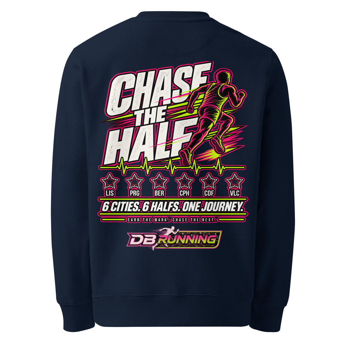 Chase the Half Male - Heavyweight Sweatshirt - DB Running