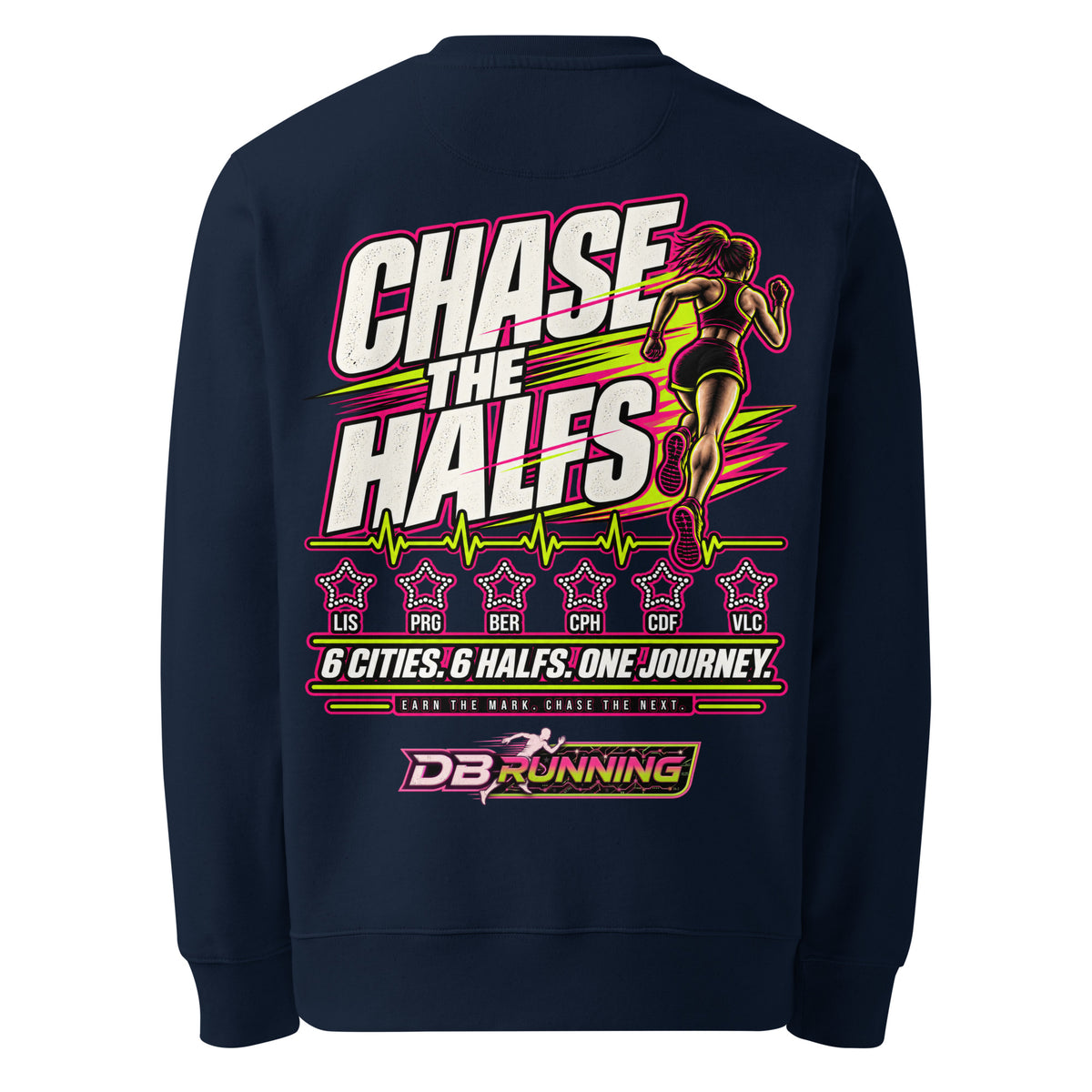 Chase the Halfs Female - Heavyweight Sweatshirt - DB Running