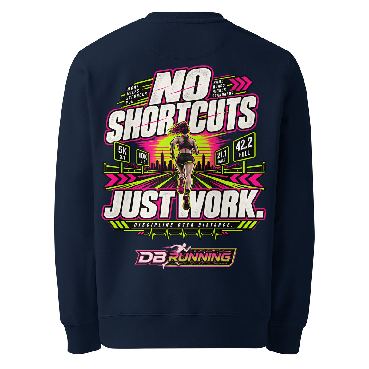 No Shortcuts Female - Heavyweight Sweatshirt - DB Running