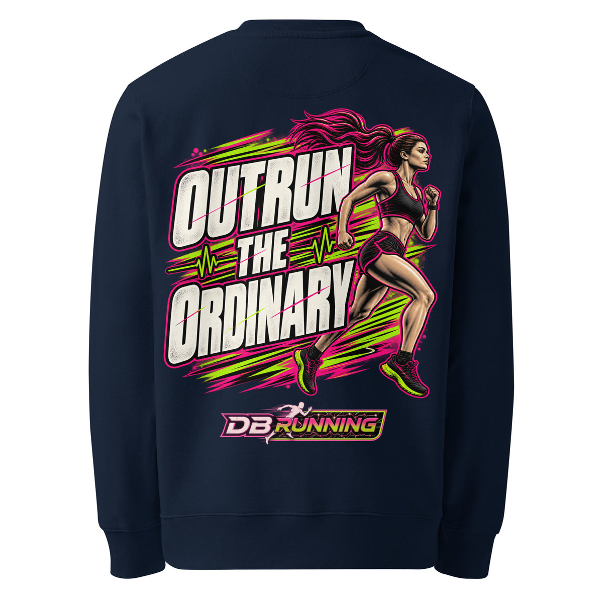 Outrun the Ordinary Female - Heavyweight Sweatshirt - DB Running