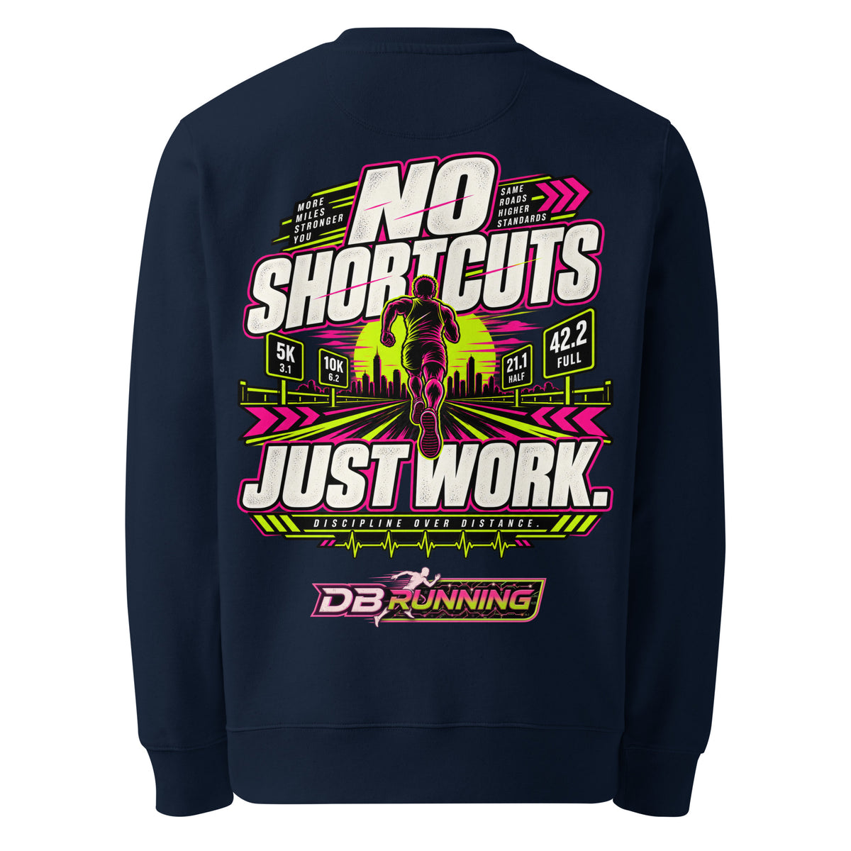No Shortcuts Male - Heavyweight Sweatshirt - DB Running