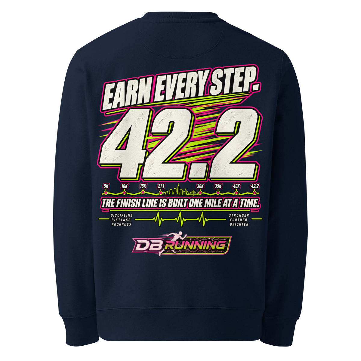 Earn Every Step 42.2 - Heavyweight Sweatshirt - DB Running