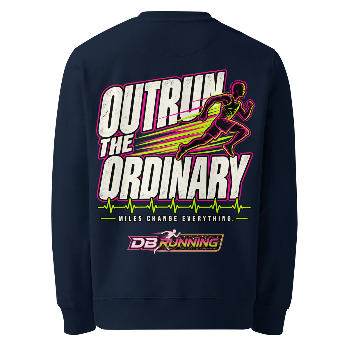 Outrun the Ordinary Male - Heavyweight Sweatshirt - DB Running