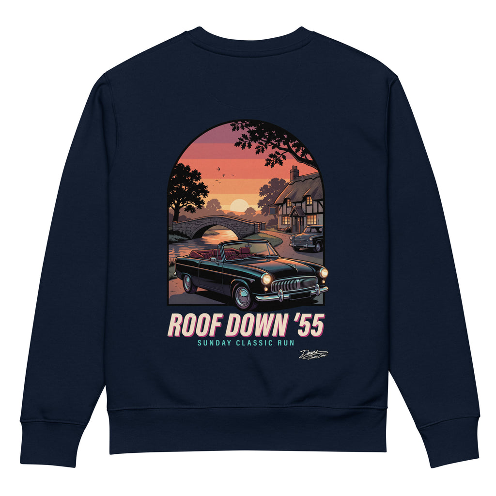 Consul Convertible Roof Down Heavyweight Sweatshirt - Dean's Classic Cars