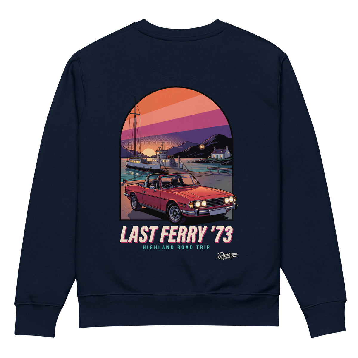 Stag Mk2 Last Ferry Heavyweight Sweatshirt - Dean's Classic Cars