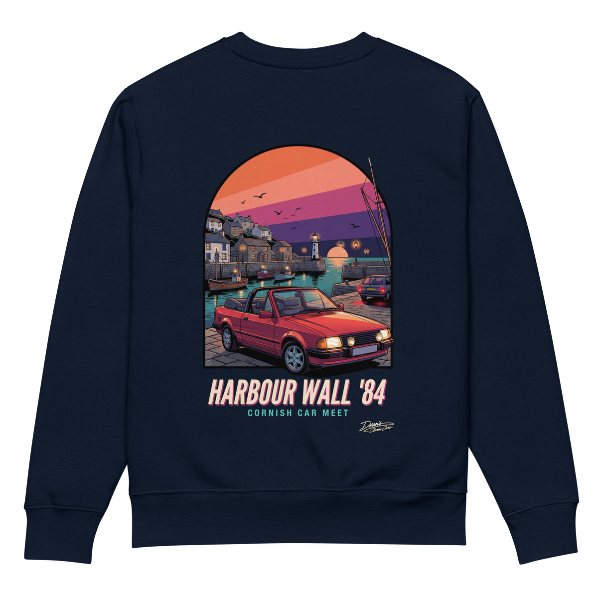 XR3i Cabriolet Harbour Wall Heavyweight Sweatshirt - Dean's Classic Cars