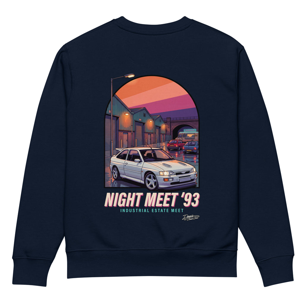 Escort Cosworth Night Meet Heavyweight Sweatshirt - Dean's Classic Cars