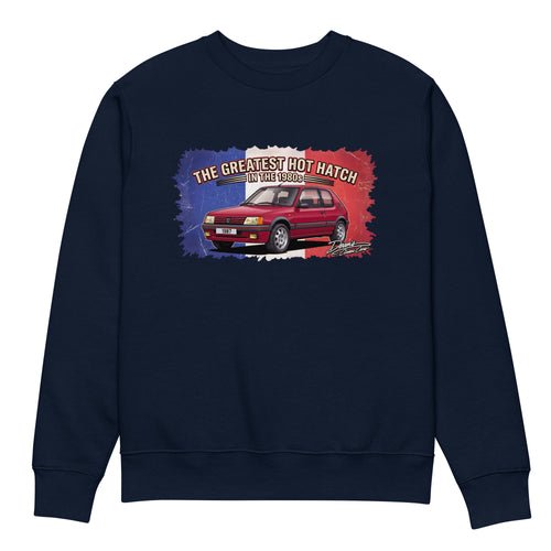 205 GTI Cherry Red Heavyweight Sweatshirt - Dean's Classic Cars