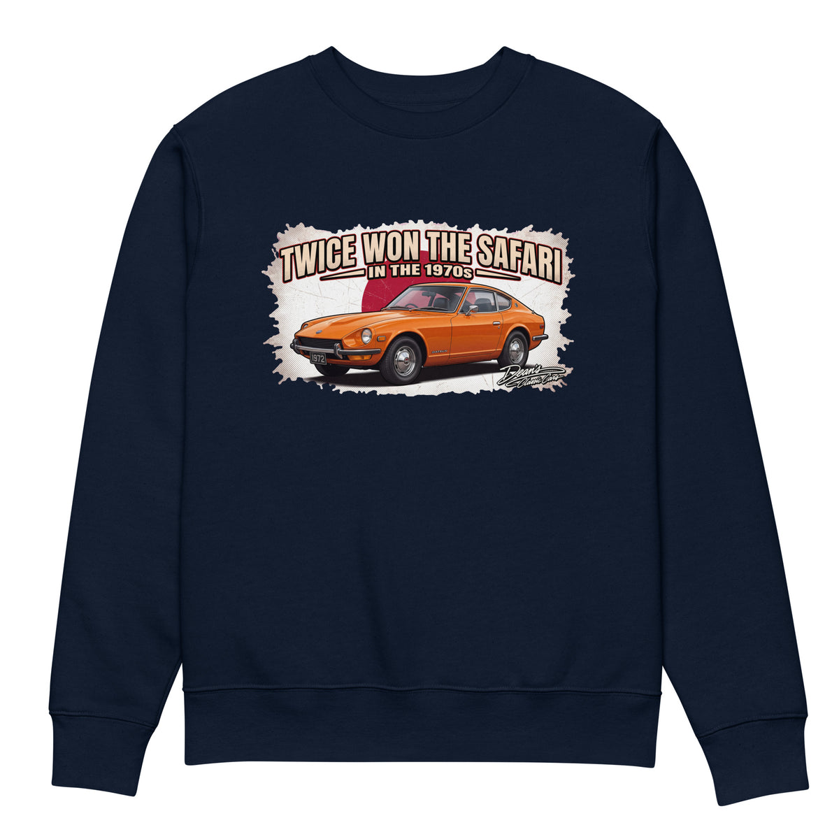 240Z Straight Six Coupe Heavyweight Sweatshirt - Dean's Classic Cars