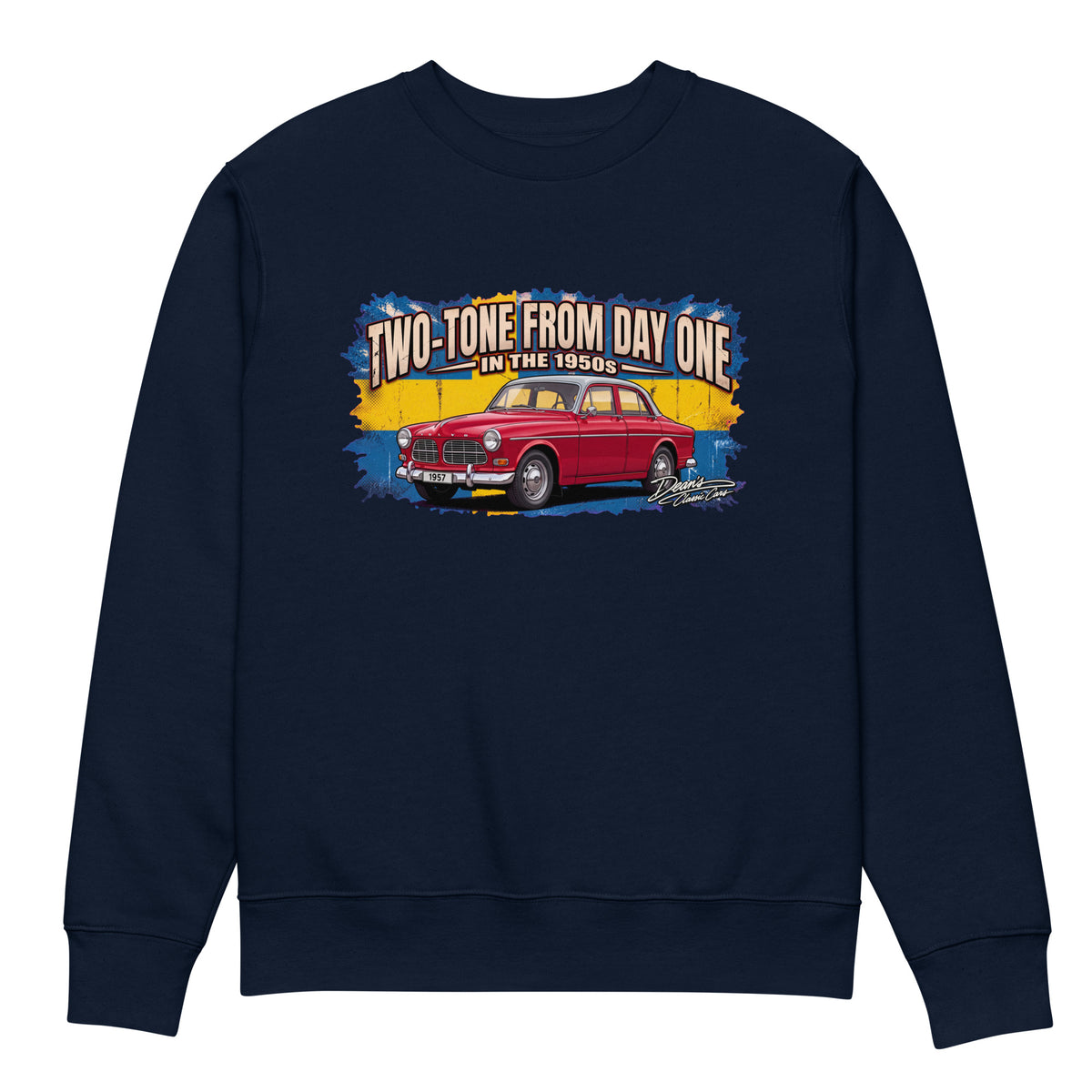 Amazon Two Tone Saloon Heavyweight Sweatshirt - Dean's Classic Cars
