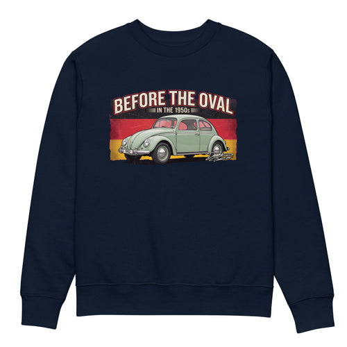 Beetle Split Pastel Green Heavyweight Sweatshirt - Dean's Classic Cars