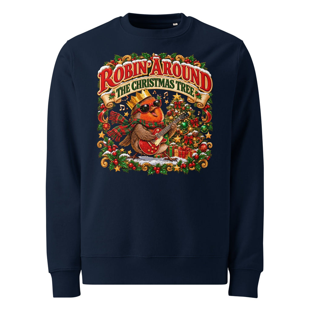 Robin Around the Christmas Tree Heavyweight Sweatshirt - Ricki Robin