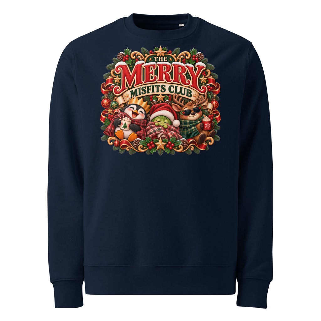 The Merry Misfits Club Christmas Heavyweight Sweatshirt - Ricki Robin