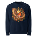 Majestic Robin Starburst Christmas Heavyweight Sweatshirt - Ricki Robin