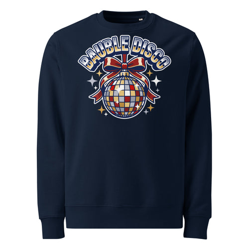 Bauble Disco Christmas Heavyweight Sweatshirt - Ricki Robin