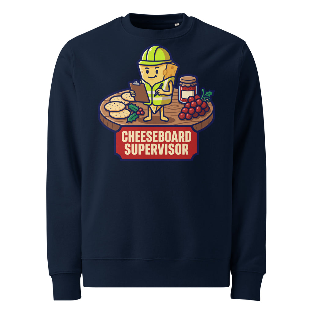 Cheeseboard Supervisor Christmas Heavyweight Sweatshirt - Ricki Robin