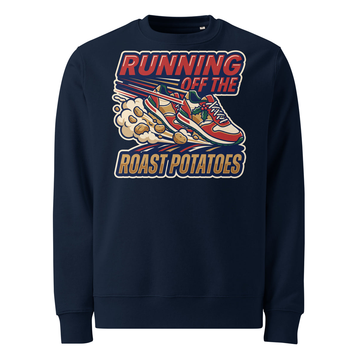 Running Off The Roast Potatoes Christmas Heavyweight Sweatshirt - Ricki Robin